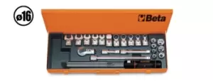 image of Beta Tools 671N/C20 23pc 1/2" Dr 40-200Nm Torque Bar & Accessory Set 006710120