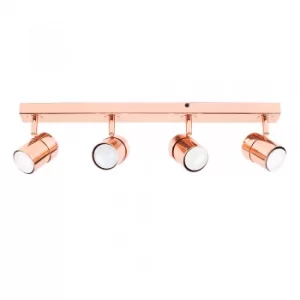 Image of Rosie Copper 4-Way Spotlight Bar
