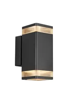 Elm Outdoor Modern Wall Lamp Black GU10 IP44