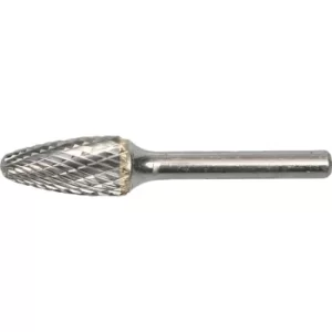 image of 10MMX19MM Round Tree Carbide Burr Dbl Cut