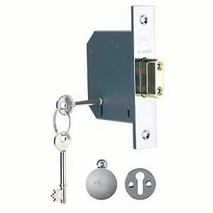 image of Yale P-M552-CH-78 5 Lever Deadlock - Chrome 76mm