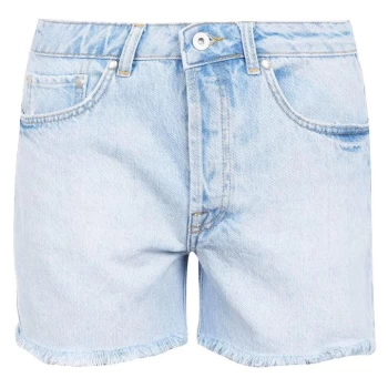 Image of Firetrap Denim Shorts Ladies - Mid Wash