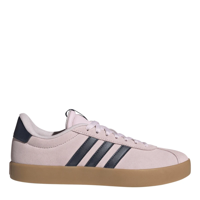 Image of adidas VL Court 3.0 Womens Pink/Navy/Gum female 5.5 (38.7)