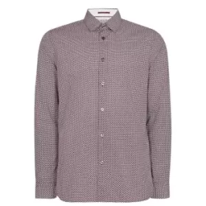 Image of Ted Baker Hareev Long Sleeve Shirt Mens - Purple