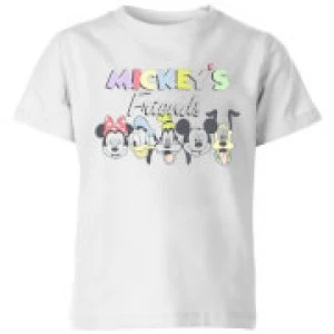 image of Disney Mickey's Friends Kids T-Shirt - White - 11-12 Years