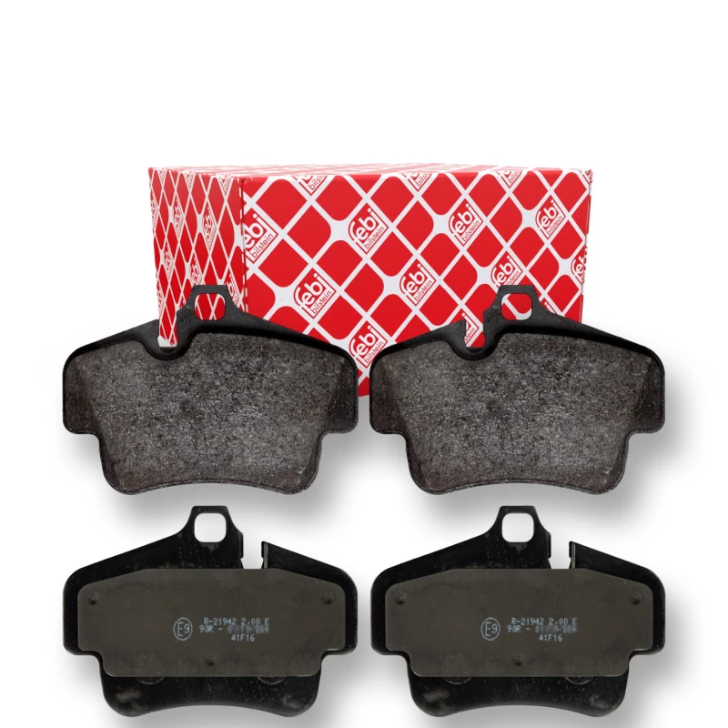 Image of FEBI BILSTEIN 116178 Brake pad set Rear Axle, prepared for wear warning indicator Brake Pad Set,disc brake (402)