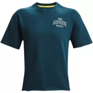 image of Under Armour Armour Originators Short Sleeve Crew T-Shirt Mens - Blue