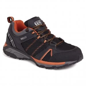 Image of SS607SM Black/Orange Sports Safety Trainer - Size 10