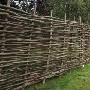 image of Waltons Hazel Hurdle Wooden Garden Fencing Screens - 1800 x 1200 mm