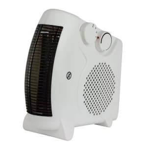 image of Status 2KW Dual Position Fan Heater - White