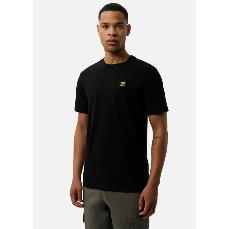 Image of Patrick Mens Campbell Regular Fit T-Shirt Black male 2X Large
