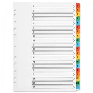 Image of Q Connect Index A-z Brd Reinf Multicol