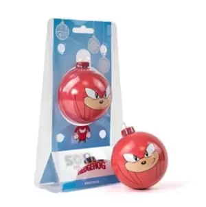 image of Bauble Heads Sonic The Hedgehog Knuckles' Christmas Decoration / Ornament