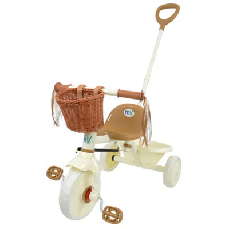 Image of Move Steer Along Trike With Basket And Tassels, Multi M005375