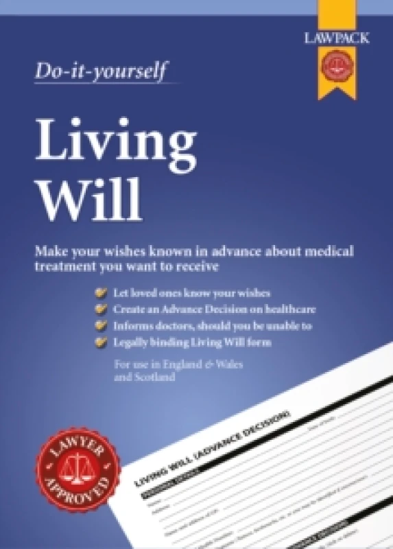 Image of Do-it-Yourself Living Will : Make your wishes known in advance about medical treatment you want to receive Multiple-component retail product