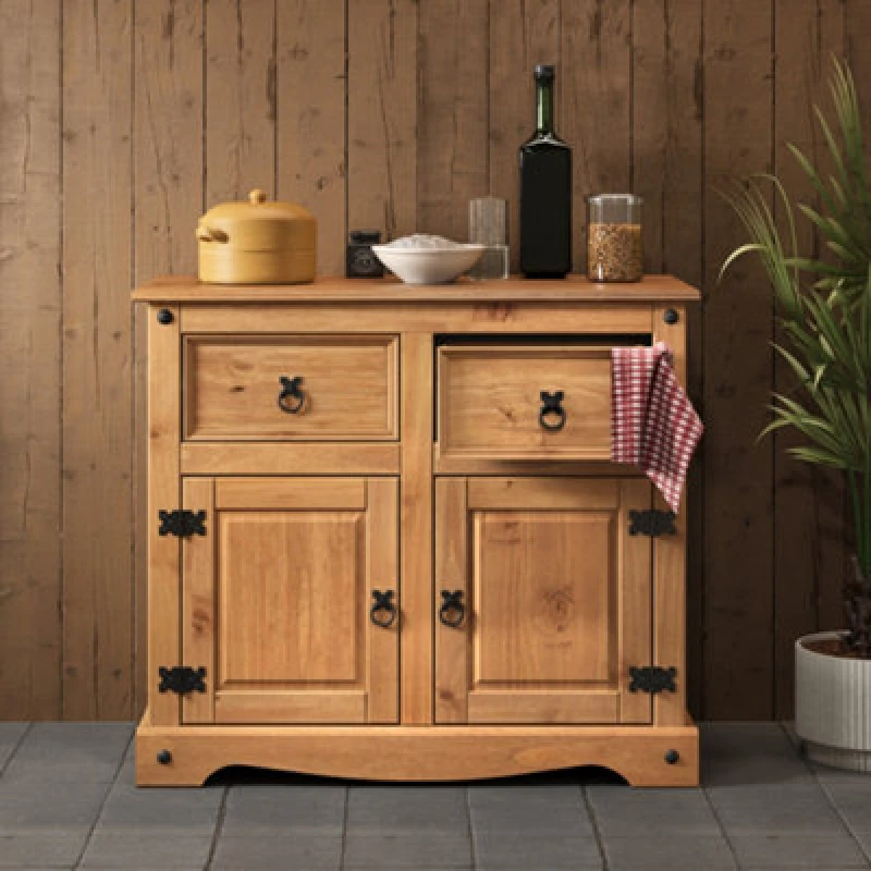 Image of MERCERS FURNITURE Corona 2 Door 2 Drawer Sideboard 5060335861092