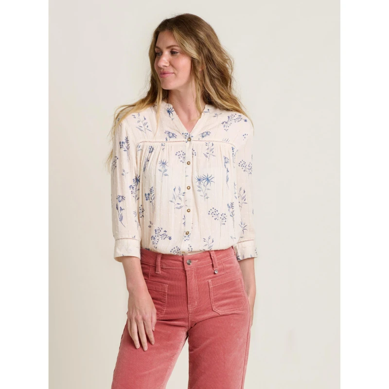 Image of Brakeburn Bella Cream Blouse Cream UK 08