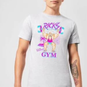 Image of Rick and Morty Rick Gym Mens T-Shirt - Grey - L