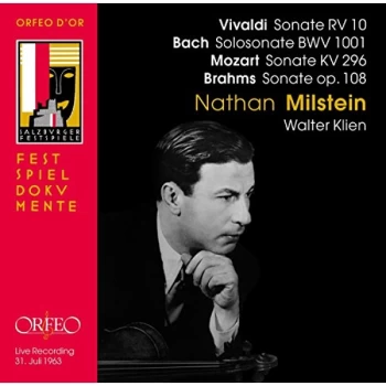 Image of Vivaldi/Bach/Mozart/Brahms - Live Recording 1963 (Milstein) CD