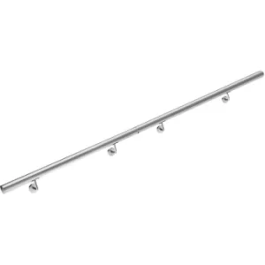 Image of Stair Hand Rail Stainless Steel Railing Staircase Hallway V2A 80-600cm Bannister 200cm (de)