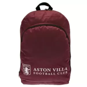 image of Aston Villa FC Colour React Backpack (One Size) (Claret Red/White)