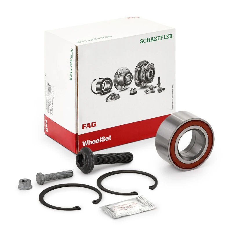 Image of FAG 713 6100 90 Wheel bearing kit Photo corresponds to scope of supply Wheel Bearing Kit (654)