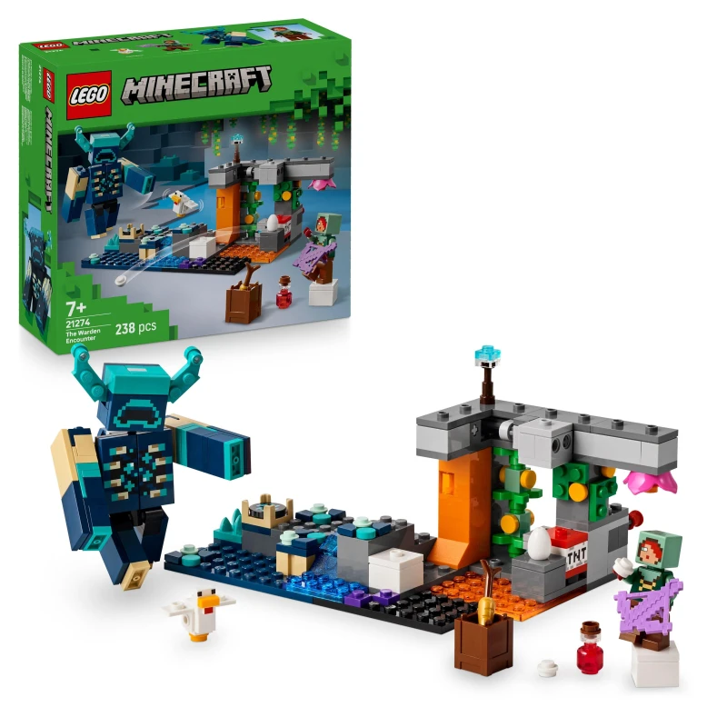 Image of LEGO Minecraft The Warden Encounter Collectible 21274, Multi 710926