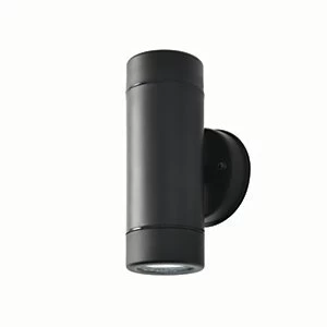 image of Coast Neso 2 Black LED Wall Light - 6W