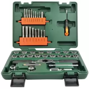 image of 40 Piece Hand Tap and Die Set Bruder Mannesmann