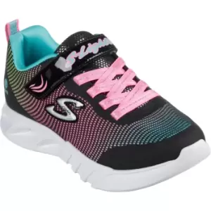 Image of Skechers Girls Flicker Flash Cushioned Slip On Trainers UK Size 1.5 (EU 34)