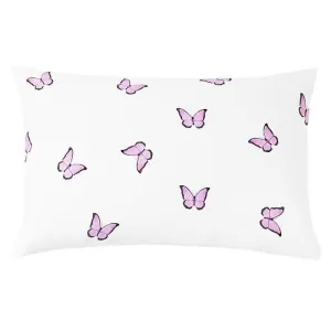 image of Skinny Dip Butterfly Duvet Cover and Pillowcase Set Pink