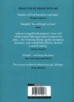 Image of Be Frank with Me by Julia Claiborne Johnson Hardback