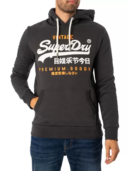 Image of Cracked Classic Vintage Logo Heritage Pullover Hoodie