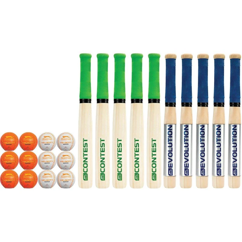 Image of Slazenger Slazenger Match Rounders Bat & Ball Pack Neutral unisex One Size