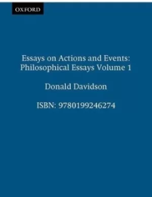 Image of Essays on actions and events by Donald Davidson