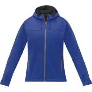 Elevate Womens/Ladies Match Soft Shell Jacket (XL) (Blue)