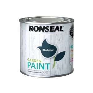 Image of Ronseal Garden Paint Black Bird 2.5 litre