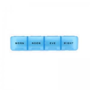 Image of Shanty's Pillmate Day Out 4 Compartments Blue
