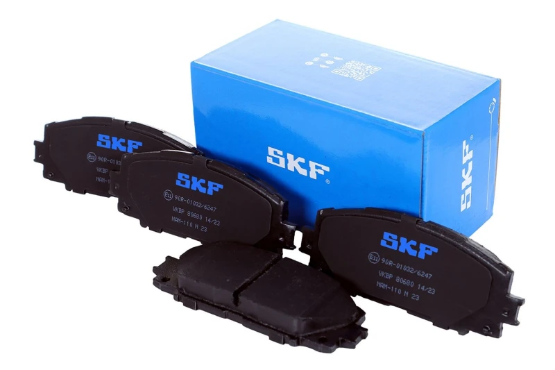 Image of SKF VKBP 80680 Brake pad set not prepared for wear warning indicator Brake Pad Set,disc brake (402)