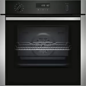 image of NEFF N50 Slide&Hide B6ACH7AN0A Built In Electric Single Oven - Stainless Steel - A Rated