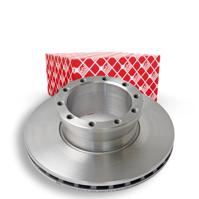 Image of FEBI BILSTEIN 07314 Brake disc Front Axle, internally vented, Coated Brake Disc (82)