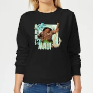 image of Moana Maui Womens Sweatshirt - Black