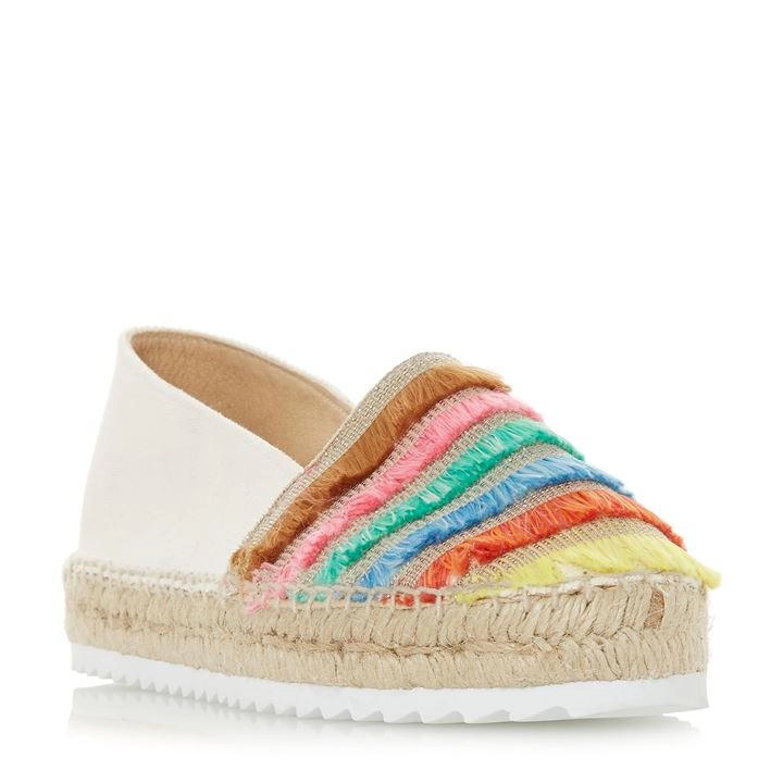 image of Dune Multicoloured 'Glazier' Espadrilles - 4