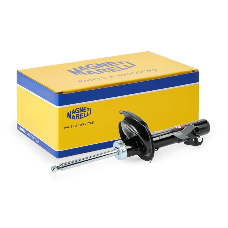 Image of MAGNETI MARELLI 352518070200 Shock absorber Front Axle Left, Gas Pressure, Twin-Tube, Suspension Strut, Top pin Shock Absorber (854)