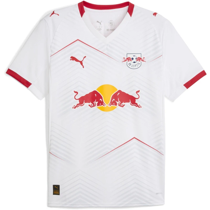 Image of Puma RB Leipzig Home Shirt 2025 2026 Adults White/Red male S