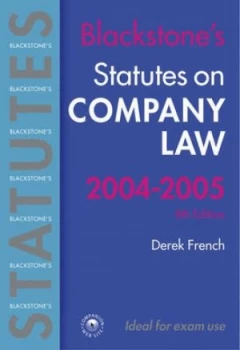 Image of Company Law 2004/2005 by Derek French Book