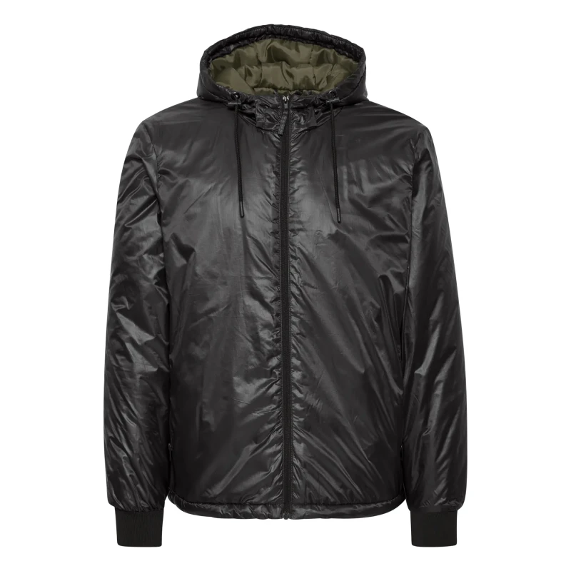Image of Blend Hooded waterproof jacket Blend Noir Unisex L