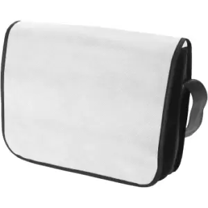 Image of Bullet Mission Non Woven Shoulder Bag (Pack Of 2) (36 x 8 x 30 cm) (White)