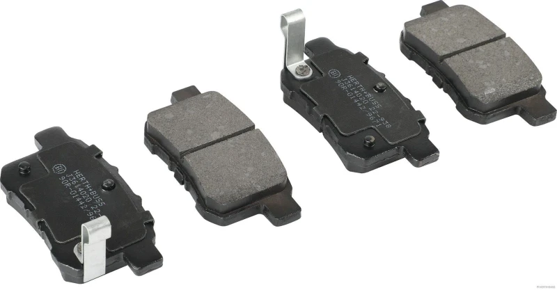 Image of HERTH+BUSS JAKOPARTS J3614020 Brake pad set Rear Axle, with acoustic wear warning Brake Pad Set,disc brake (402)