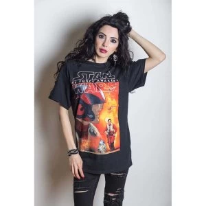 Image of Star Wars - Episode VII Dameron Composition Unisex Large T-Shirt - Black